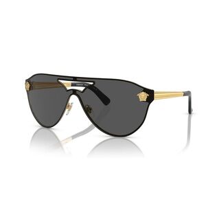 VERSACE Women’s Sunglasses /Classic Aviators / Black/Gold MADE IN ITALY